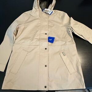 Hunter Sand Hooded rain Jacket